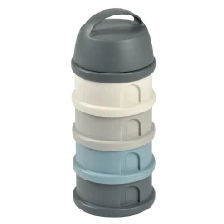 Boite Doseuse 4 Compartiments Mineral Grey / Blue
