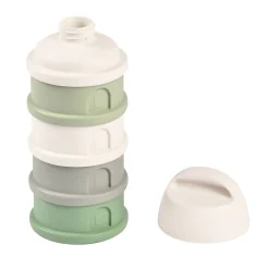 Boite Doseuse 4 Compartiments Cotton / Sage Green