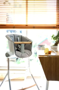 Chaise Haute Evolutive Up & Down White/Grey