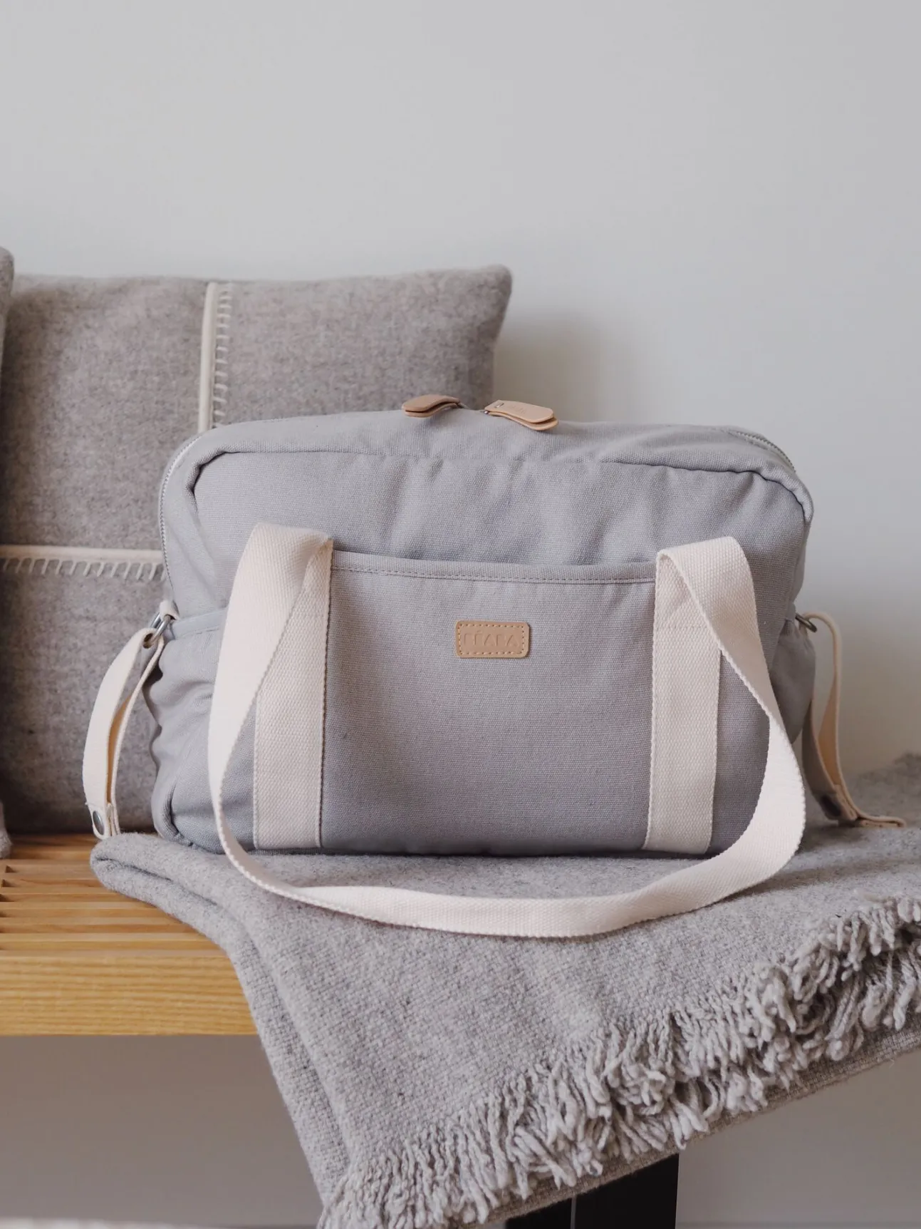 Sac A Langer Paris Pearl Grey