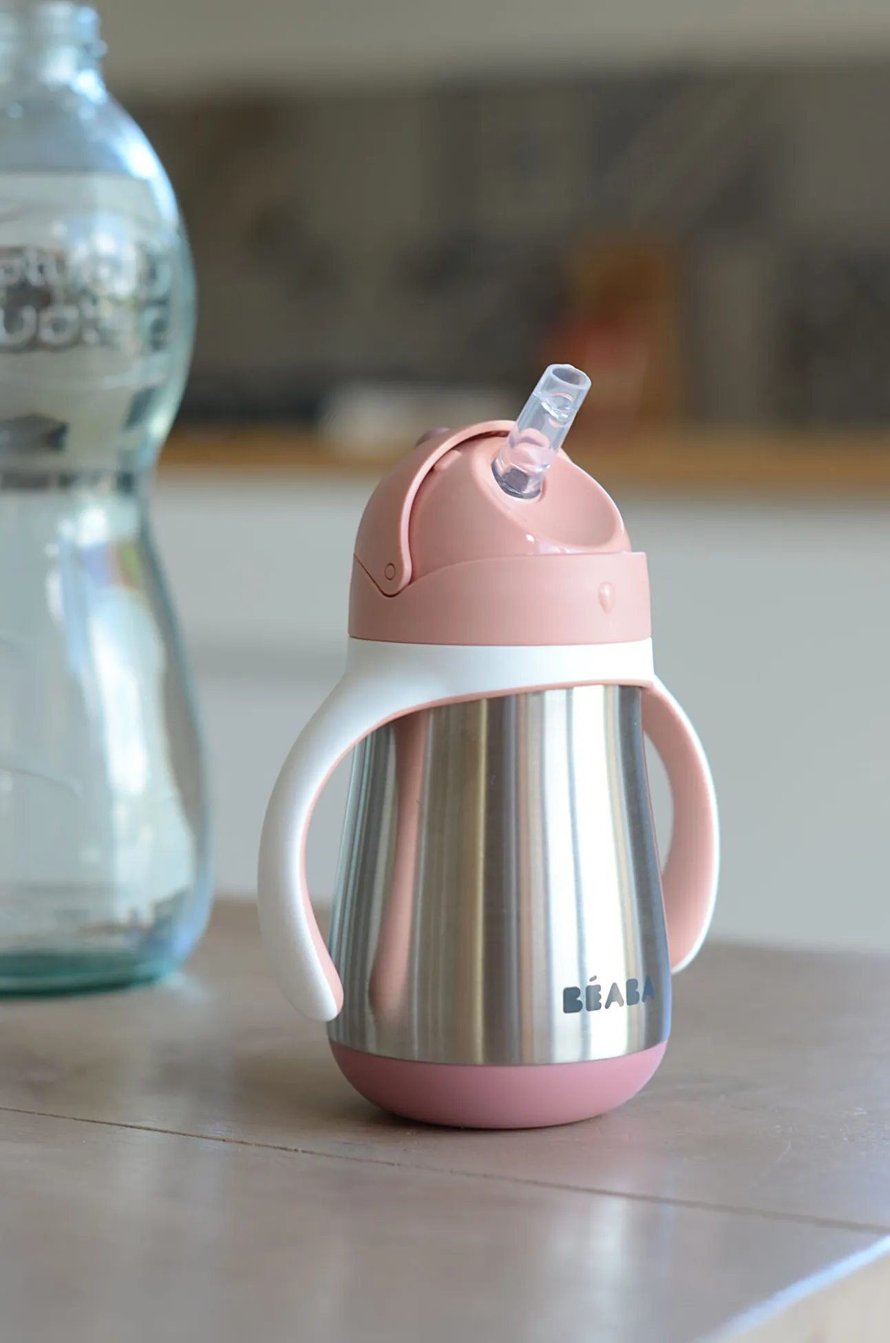 Tasse Paille Inox 250 Ml Old Pink